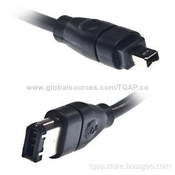Firewire Cable, 6P/4P